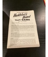 1961 huckelberry hound bumps game orginal directions - £3.89 GBP