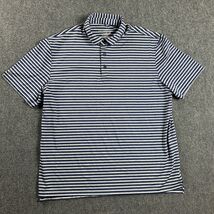 IBKUL Polo Shirt Mens XXL Blue Striped 2XL Stretch UPF 50+ Quick Dry Pol... - $364.46 MXN