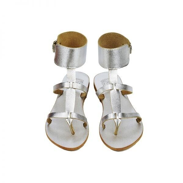 Women gladiator sandals leather handmade fashion black silver gold natural Item image 8
