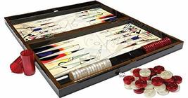 LaModaHome Turkish Backgammon Set, Wooden, Board Game for Family Game Nights, Mo - £52.44 GBP