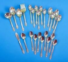 Vintage Japan 24 Piece Stainless Steel Flatware Set Spoons Serving Set - £43.12 GBP