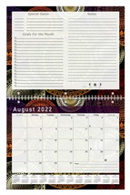 2022 - 2023 Academic Year 12 Months Student Calendar / Planner for Wall #015 - £10.26 GBP