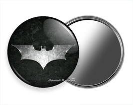 Batman Dark Knight Super Hero Logo Emblem Symbol Pocket Purse Makeup Mirror Gift - £11.57 GBP+