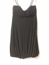 Cache Sz 12 Black Bubble Mini Dress Evening Club - $28.71