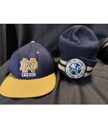 Notre Dame Hat &amp; Beanie Bundle Russell Snapback + New Era Knit Fighting ... - $34.23 CAD