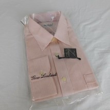 Pink Stripe Shirt European Men Size Gino Lombardi Firenze Original Package - $9.75