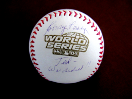 Johnny Pesky #6 Ted We Did It Red Sox Hof Signed Auto 2004 Ws Game Baseball Jsa - £199.31 GBP