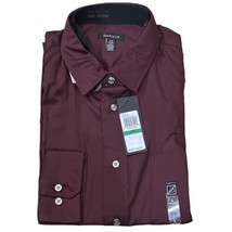Men&#39;s Van Heusen Long Sleeves Dress Shirts Premium No Iron Large 16-16.5 - £20.10 GBP