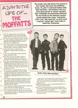 Moffatts teen magazine pinup clippings day in the life of the Moffatts y... - $1.50