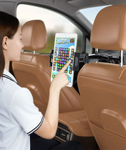 Folding Car Headrest Phone Tablet Holder Entertain on the Go Passengers Kids UK - £9.98 GBP