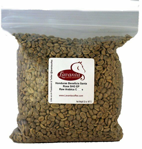 LAVANTA COFFEE GREEN HONDURAS BENEFICIAS SHG EP TWO POUND PACKAGE - $38.95