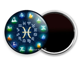 Pisces Zodiac Horoscope Lucky Astrology Sign Hd Fridge Refrigerator Magnets Gift - £10.54 GBP+