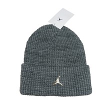 Air Jordan Beanie Cap One Size Fit Wolf Grey NEW DM8272-091 - $26.85