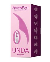 Femme Funn Unda Thin Panty Vibe Silicone Rechargeable Remote Control Vibrator - $59.39