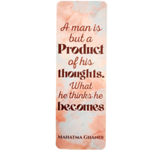 2020 Mahatma Ghandi Man Is A Product Of His Thoughts Inspirational Readi... - $9.99