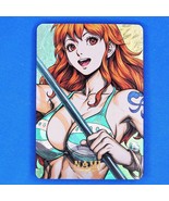 One Piece Nami Laser Engraved Holographic Foil Character Art Trading Card - £10.94 GBP