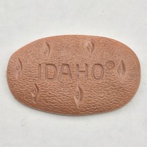 Idaho Potato Vintage Plastic Pin Button Pinback USA Travel - £7.93 GBP