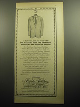 1958 Brooks Brothers Clothing Ad - so distinctive, cool and comfortable - £14.60 GBP