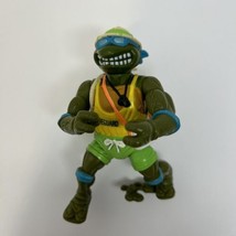 Vintage TMNT Ninja Turtles Figure Lifeguard Leo 1992 - £12.38 GBP