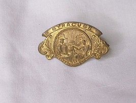 c1930 VINTAGE SYRACUSE NY CHAMBER OF COMMERCE MEDAL BADGE - £7.90 GBP