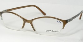 Owp 2294 928 Transparent Teal Brown Eyeglasses Glasses Frame 53-16-130mm Germany - £73.87 GBP