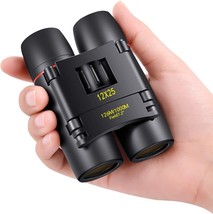 Poldr 12X25 Small Pocket Binoculars For Bird Watching, Concert Theater, And - £25.11 GBP