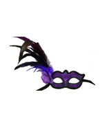 Kbw Women&#39;s Venetian Styled Eye Mask, Purple - £28.49 GBP