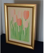Lithograph/Print- &quot;Tulips&quot; Painting signed by J. G. Mitchell 25/60 - $1,498.33 MXN