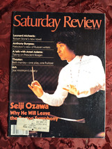 Saturday Review November 1981 Seiji Ozawa Ansel Adams Edward Larrabee Barnes - £8.48 GBP