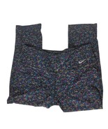 Nike Women&#39;s Dri Fit Cropped Leggings Size Medium Geometric Blue Black P... - €26,76 EUR