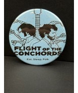 Flight of the Conchords Eat Sleep Folk 2.25&quot; Button Pin Vintage HBO TV C... - €14,41 EUR