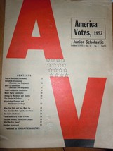 Vintage Junior Scholastic America Votes October 1, 1952 - $8.20 CAD