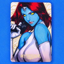 Mystique Marvel Avengers X Men Gold Foil Character Art Trading Card ACG Carddass - £16.01 GBP