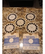VINTAGE VIEW-MASTER LOT OF 5 REELS WILD ANIMALS OF AFRICA, HANSEL GRETEL... - $19.79