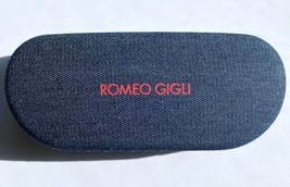 Romeo Gigli Denim Glasses Case For Designer Sunglasses Clamshell Soft Lining - £32.03 GBP