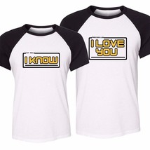 Couple Matching T-Shirts I love you ,I Know Design Tee Gift For Valentin... - £12.93 GBP