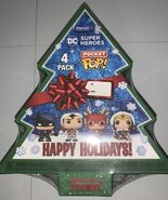 Funko Pocket Pop DC Super Heroes 4 Pack Happy Holidays BATMAN SUPERMAN F... - €19,33 EUR