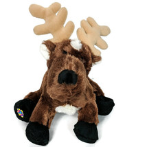 Ganz Webkinz Brown Reindeer Christmas Plush Stuffed Animal HM137 9&quot; - £11.83 GBP