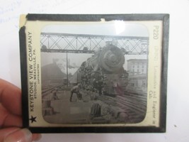 Vintage Magic Lantern Glass Slide P220 Locomotive Keystone View Company ... - $36.19
