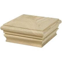 Waddell Manufacturing 224 Waddell Exterior Post Top 4" x 4" Acq Treated ... - $27.05
