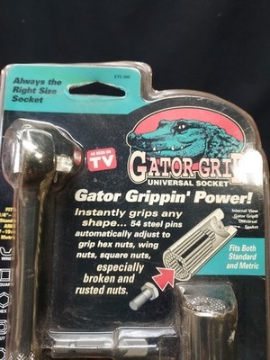 NEW Endeavor Tool Co. Rachet & GATOR GRIP Universal Socket 3/8 Drive MADE in USA Item image 3