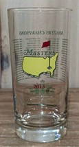 2013 Masters Golf Tournament Champions Commemorative Highball Glass Augusta 13oz - £18.51 GBP
