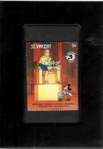 Framed Stamp Art - Disney Stamp Art - Mickey &amp; Goofy Visit Philadelphia - £7.01 GBP