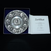 Zinn Great Elector&#39;s of Prussia Successor Pewter Wall Plate Limited Edit... - £112.27 GBP
