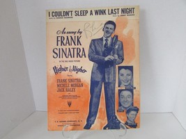 I Couldn&#39;t Sleep A Wink Last Night 1943 Sheet Music Higher &amp; Higher Sinatra - $6.72 CAD