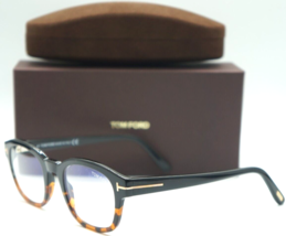 NEW TOM FORD TF 5808-B 005 BLACK FADE HAVANA AUTHENTIC EYEGLASSES FRAME ... - £235.43 GBP