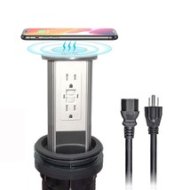 Automatic Intelligent Raising Electric Pop Up Socket Surge, 2 Gfci Protector Plu - £483.59 GBP