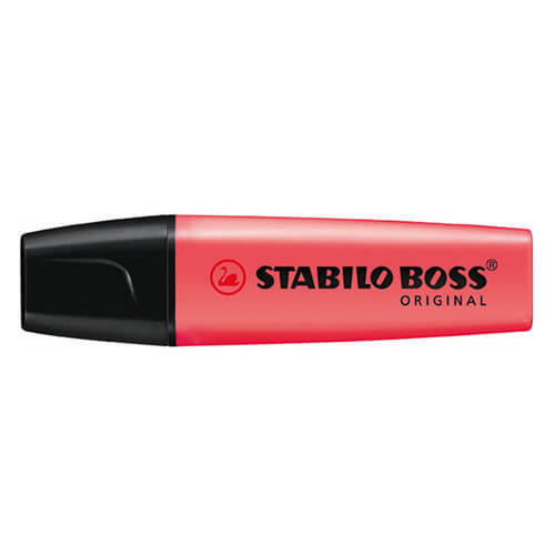 Stabilo Boss Original Highlighter Pen (Box of 10) - Red - £39.38 GBP