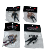WWF BENDIES VTG TOY LOT of (4) Undertaker Big Show Triple H Jeff Jarrett - $86.21 CAD