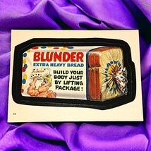 1973 Topps Wacky Packages Series 2 Sticker - Blunder Bread (EX) - $4.28